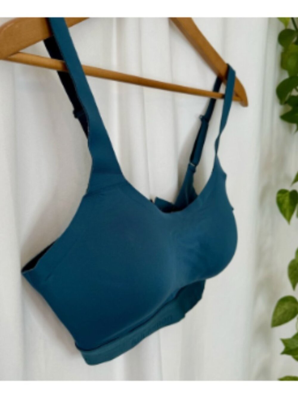 Lululemon 36DD Teal Blue Sports Bra Gym Workout Yoga Athleisure